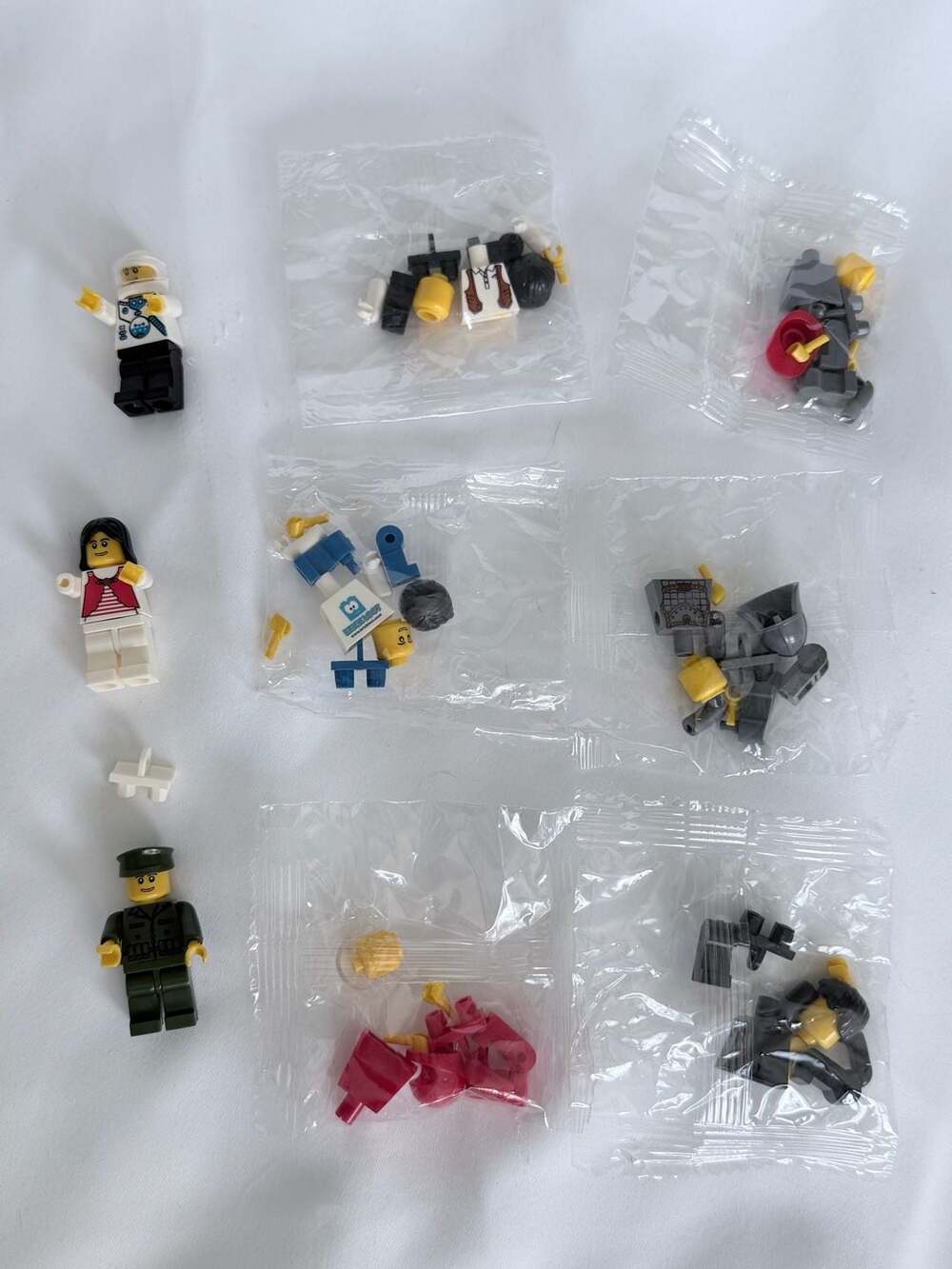 LEGO Minifigures Lot Assorted Lot of Figures and Parts with Accessories